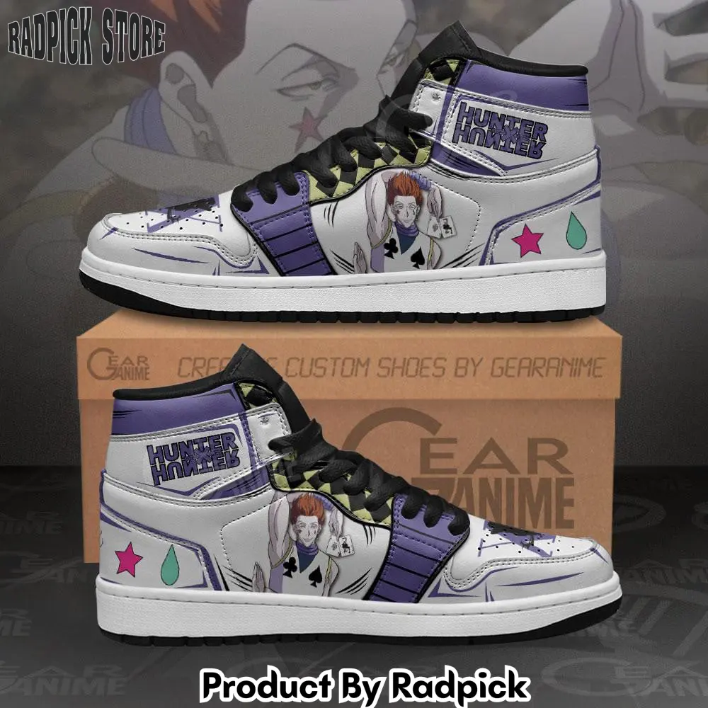 Hisoka air jordan high top sneakers anime election arc mn25  rp0247807